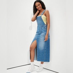 American Eagle womens Denim skirtall Overall Dress size medium